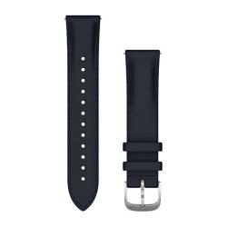 Quick Release Band 20mm Navy Italian Leather/Silver