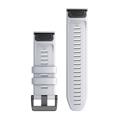 QuickFit 26 Watch Bands Whitestone Silicone