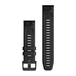 QuickFit Band 22mm Black Silicone