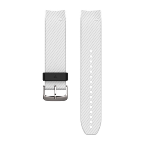 Garmin QuickFit 22 Watch Bands (Approach S60) White Silicone.