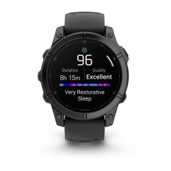 Спортивные часы для бега и триатлона Garmin Fenix E – 47 mm, Slate Gray Steel