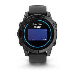 Спортивные часы для бега и триатлона Garmin Fenix E – 47 mm, Slate Gray Steel