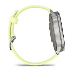 Venu 4 - 45 mm Silver with Citron Silicone band
