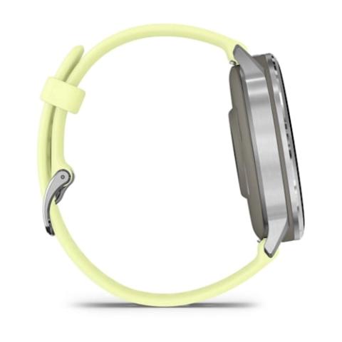 Venu 4 - 45 mm Silver with Citron Silicone band