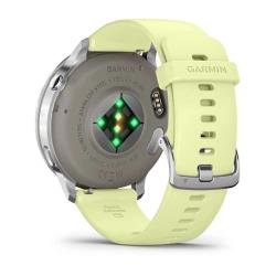 Venu 4 - 45 mm Silver with Citron Silicone band