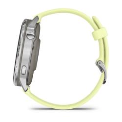 Venu 4 - 45 mm Silver with Citron Silicone band