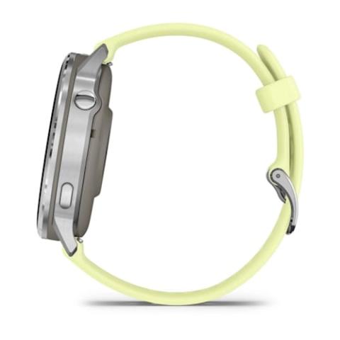 Venu 4 - 45 mm Silver with Citron Silicone band