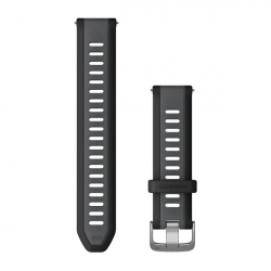 Quick Release Bands (20 mm) Black/Slate grey