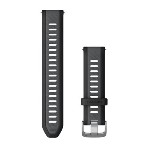 Quick Release Bands (20 mm) Black/Slate grey
