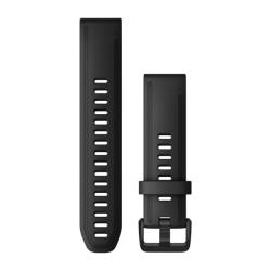 QuickFit Band 20mm Black Silicone