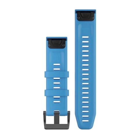 QuickFit band 22 mm Cyan Blue Silicone