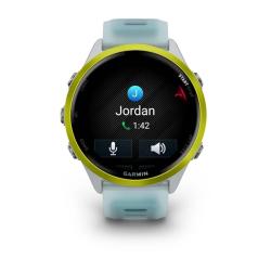 Forerunner 570 - 47mm Amp Yellow Aluminium with Translucent Whitestone/Turquoise Band
