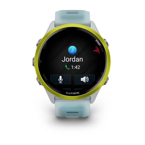 Forerunner 570 - 47mm Amp Yellow Aluminium with Translucent Whitestone/Turquoise Band