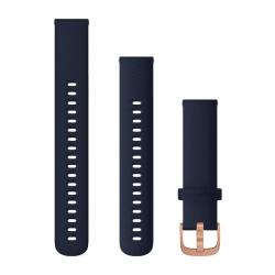 Quick Release Band 18mm Navy/Rose Gold