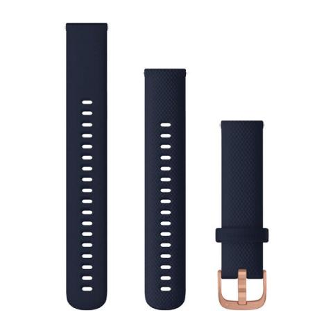 Quick Release Band 18mm Navy/Rose Gold