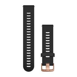 Quick Release Band 20mm Black/Rose Gold FR645