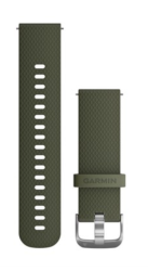 Quick Release Band 20mm Moss/Stainless / Two Sizes Included
