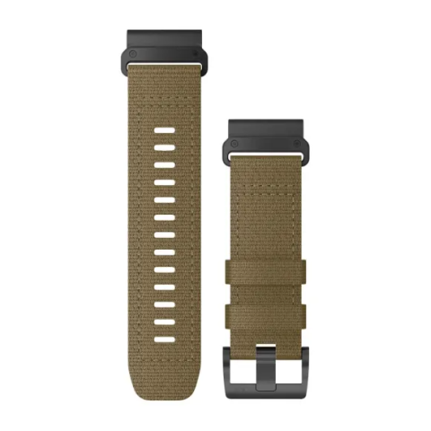 QuickFit 26 Watch Bands Tactical Coyote Tan Nylon