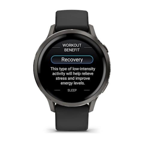 Venu 4 - 41 mm Slate with Black Silicone Band