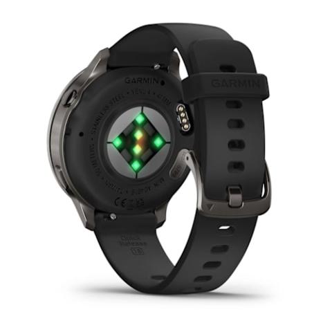 Venu 4 - 41 mm Slate with Black Silicone Band