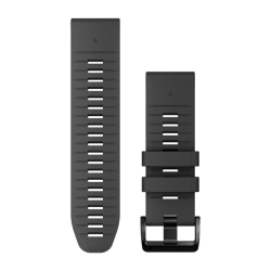 QuickFit 26 Watch Bands Graphite Silicone
