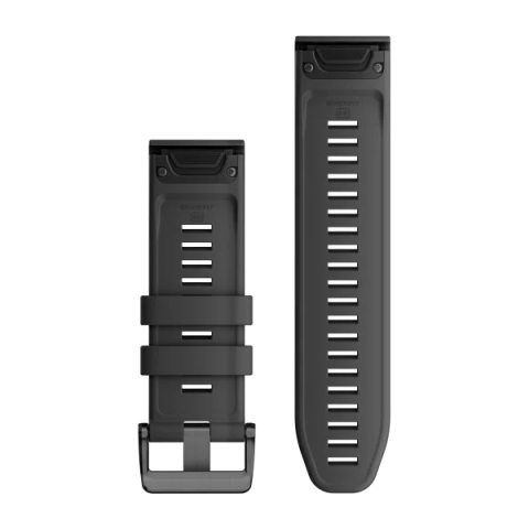 QuickFit 26 Watch Bands Graphite Silicone