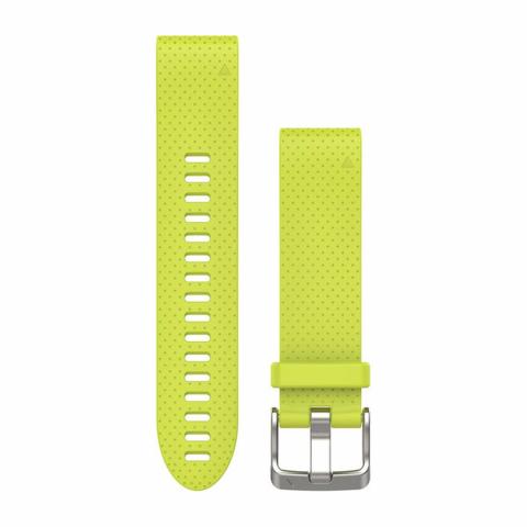 QuickFit band 20 mm Amp yellow silicone