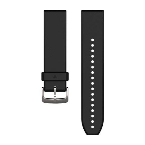 QuickFit 22mm Band Black/Silver Silicone