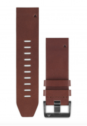 QuickFit band 22 mm Brown leather