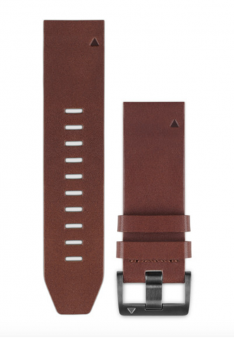 QuickFit band 22 mm Brown leather